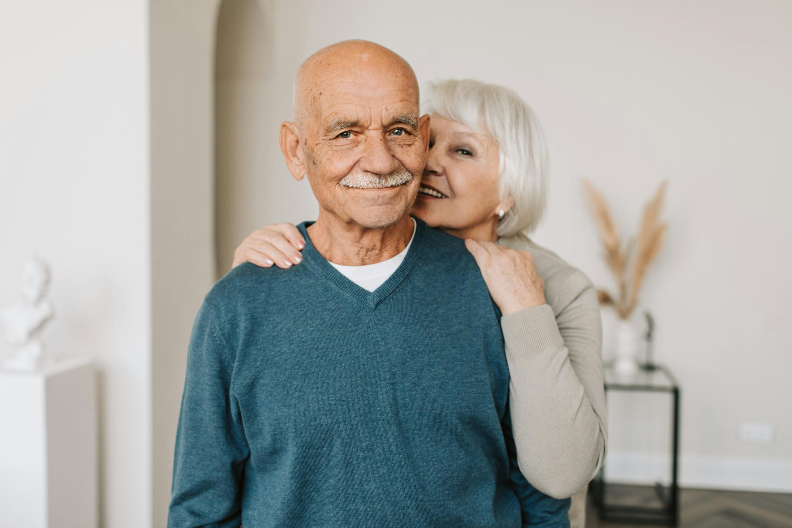 Couple de retraités heureux