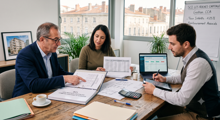 Compte courant d&rsquo;associé de SCI : fonctionnement, remboursement et financement